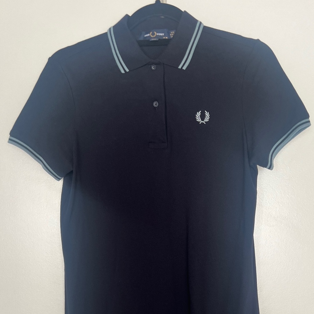 Fred Perry Blue Twin Tipped Dress - Size 6